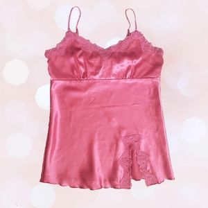 *SOLD* Blush pink vintage Y2K lace camisole